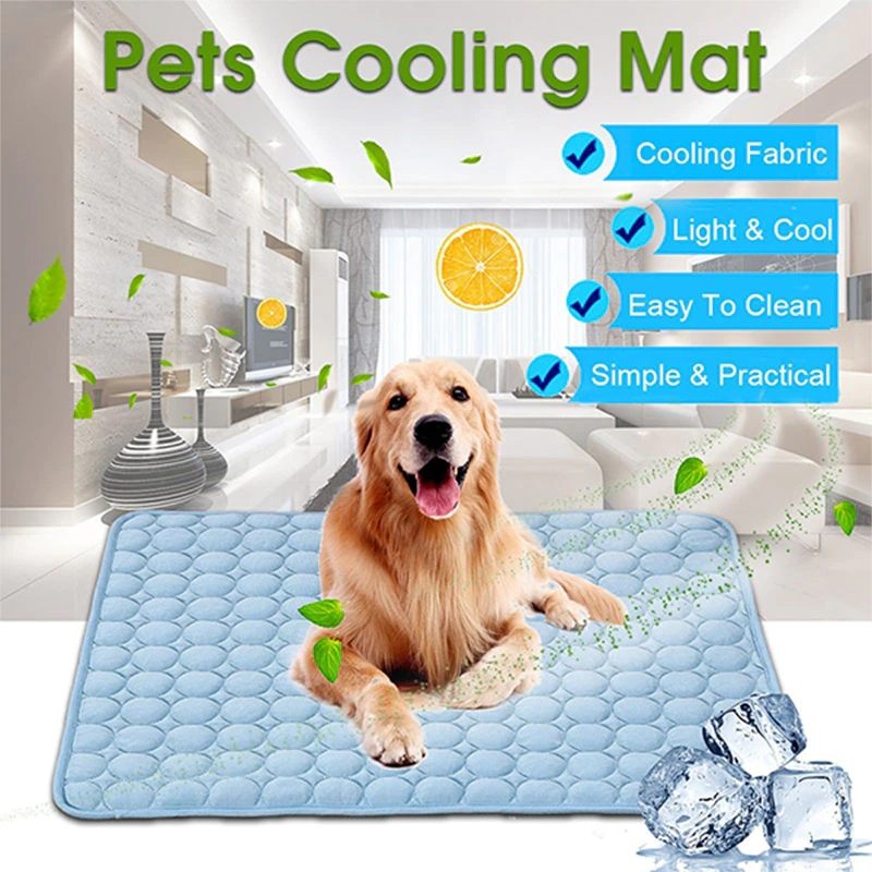 Pet Supplies Pet Ice Pad Dog Pad Cat Litter Dog Pad Pet Ice Silk Pad Cat Cool Pad Pet Pad Summer