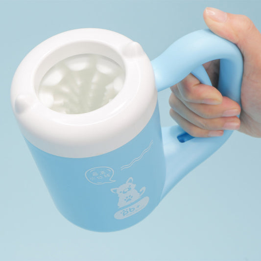 Pet Cat Dog Foot Clean Cup Cleaning Tool Silicone Washing Brush Paw Washer