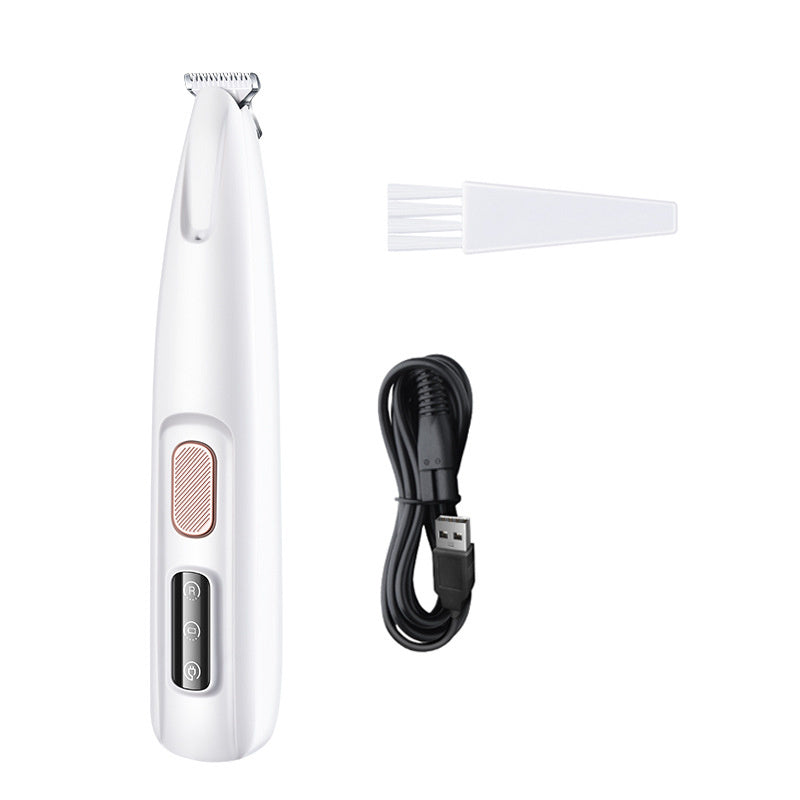 Smart Pet Hair Trimmer – LED, Waterproof, Wide Blade